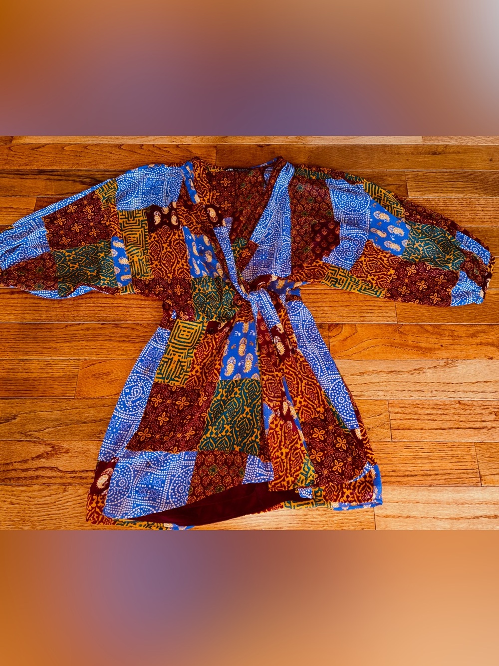 Zara Wrap Dress - Multicolor
